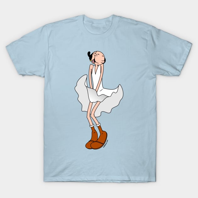 Olive Marilyn T-Shirt by tuditees